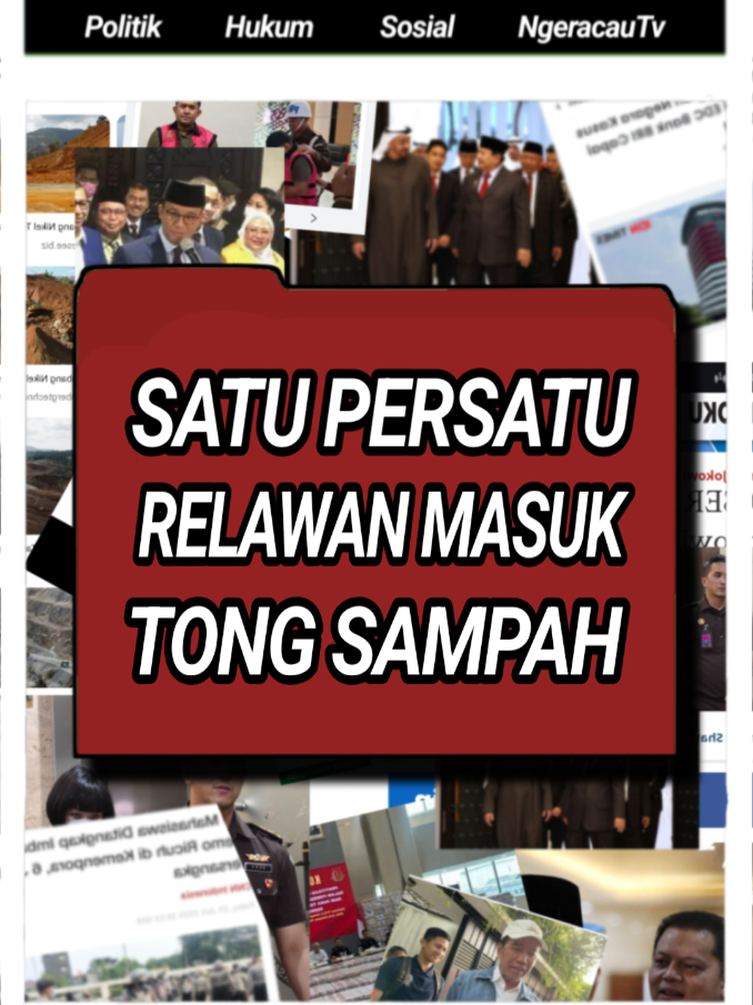 Satu persatu relawan Jokowi masuk tong sampah #relawan  #adilijokowi  #prabowoyesgibranno  #copotkapolri 