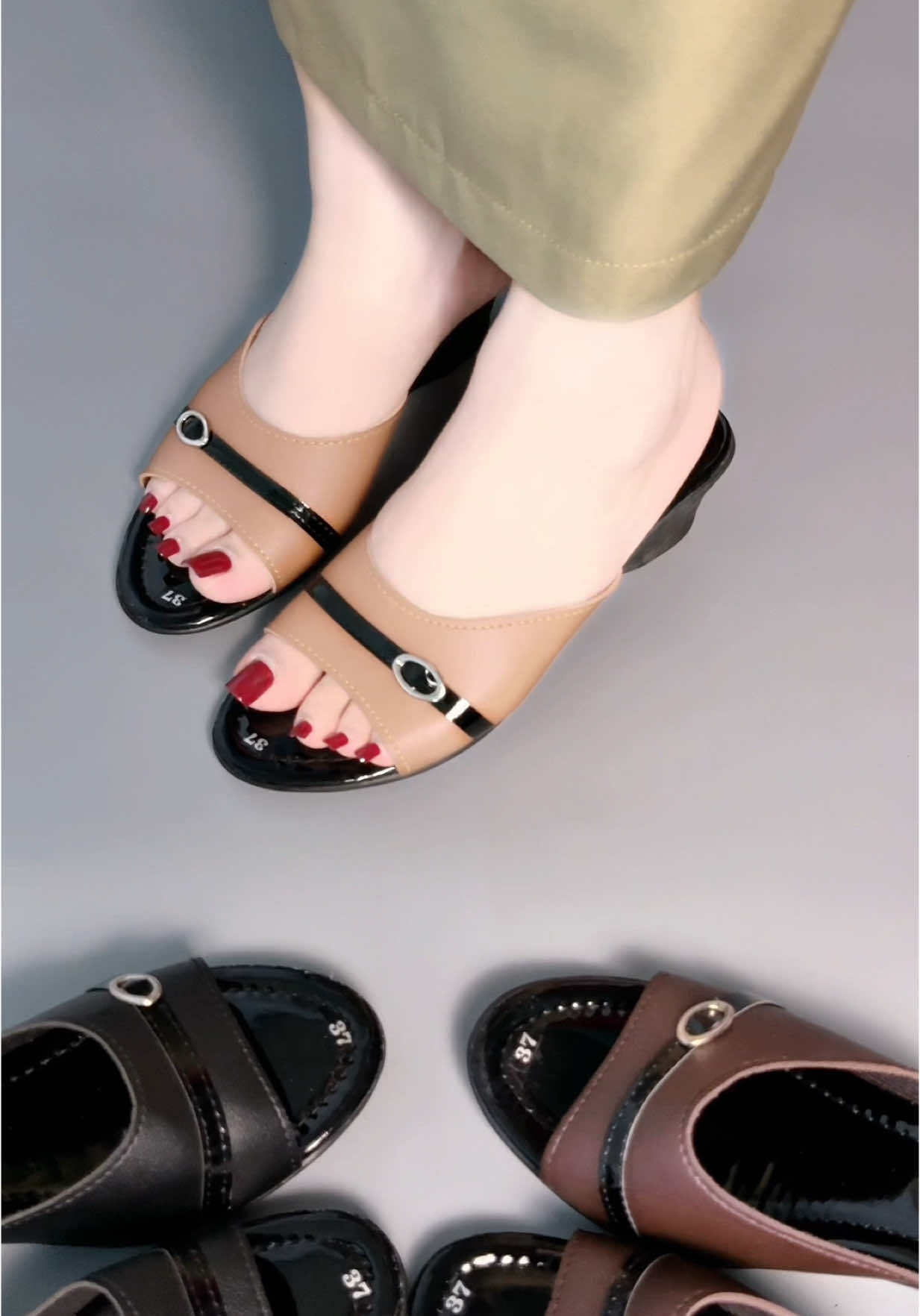 Guốc ba gan khoa #depcaogot #depquaingang #depxinhmoingay #xuhuong2025 