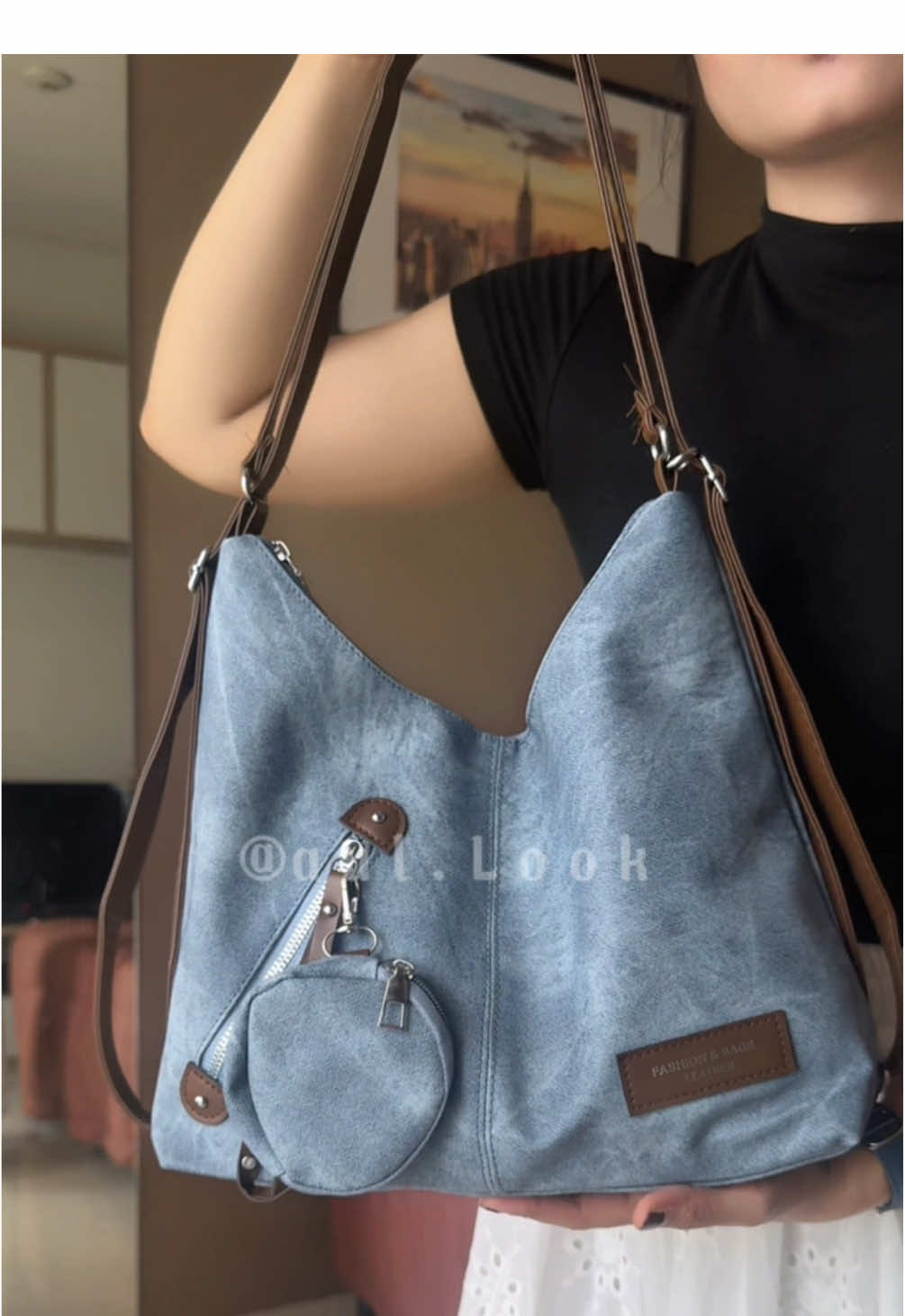 Tas waterproof bisa 4 looks 😍 #taswaterproof 
