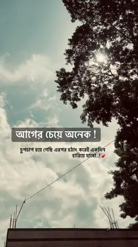 আগের চেয়ে অনেক চুপচাপ হয়ে গেছি এরপর হঠাৎকরেই একদিন হারিয়ে যাবো..!❤️‍🩹#fyp #foryou #trending #tiktokbangladesh 