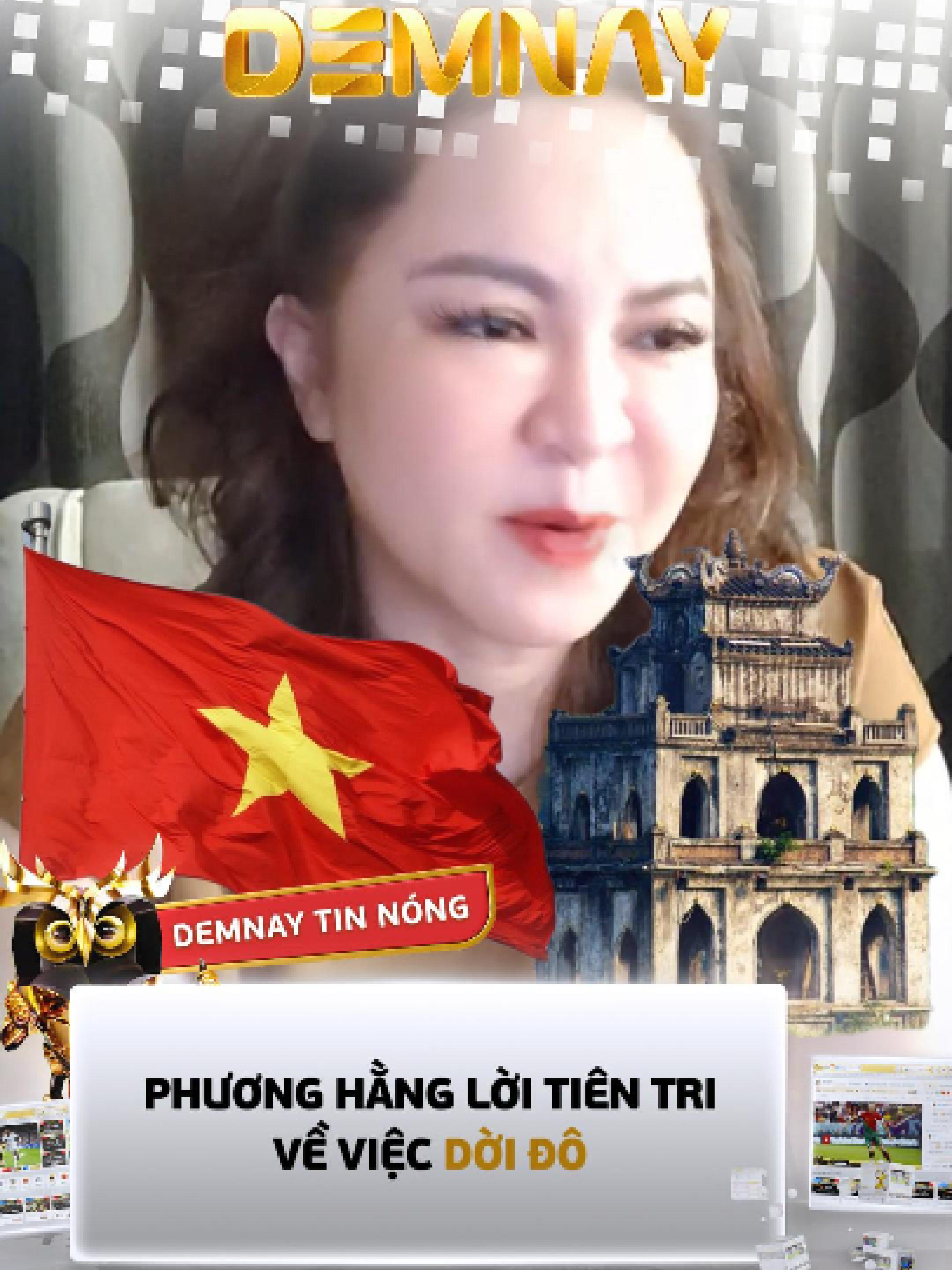 Phương Hằng nói về dời Đô #nguyenphuonghang #tintuc #foryoupage #tinnong #demnay