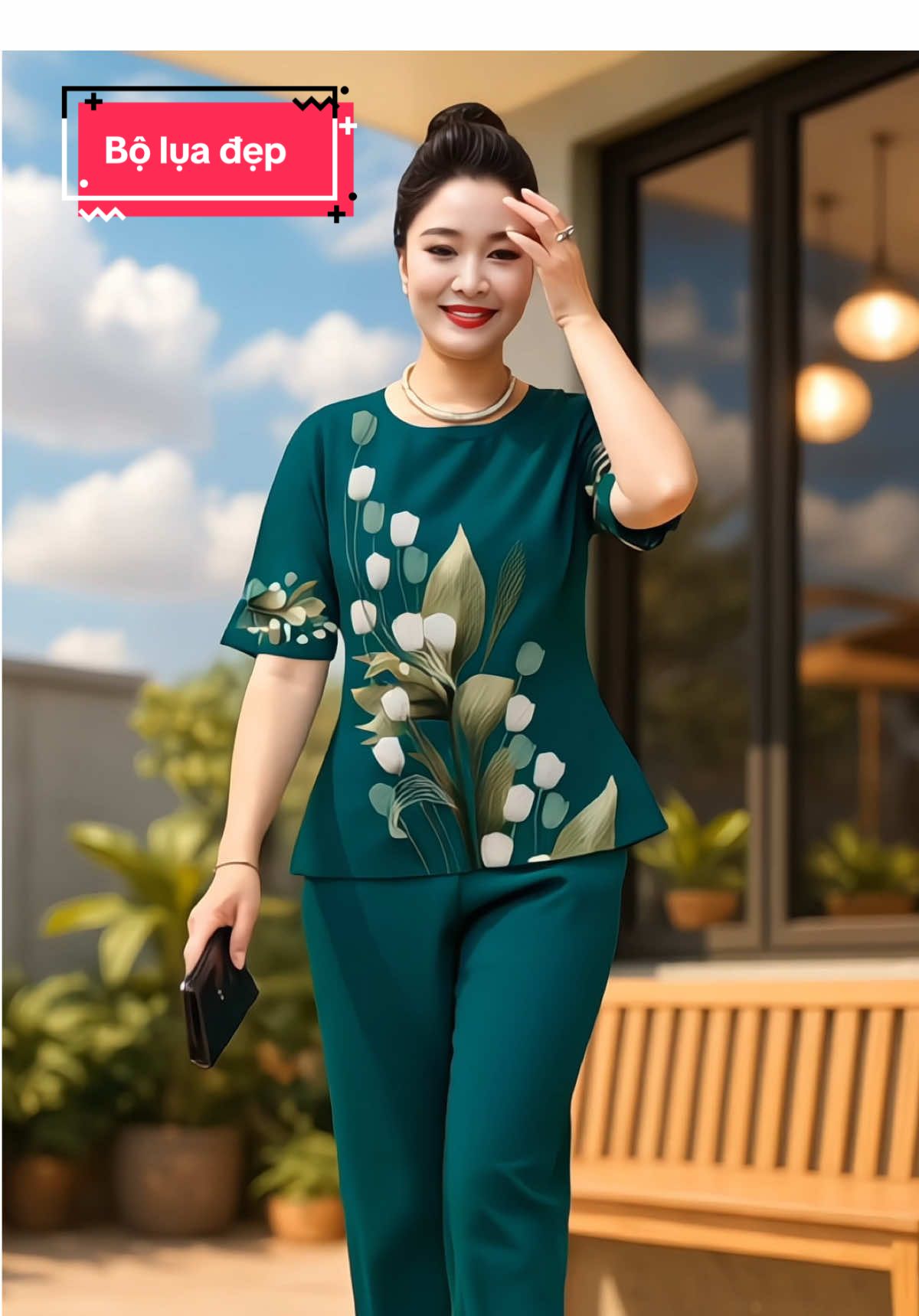 Bộ lụa mặc đẹp trung niên #viral #hangshoping #xuhuongtiktok #macdepmoingay 