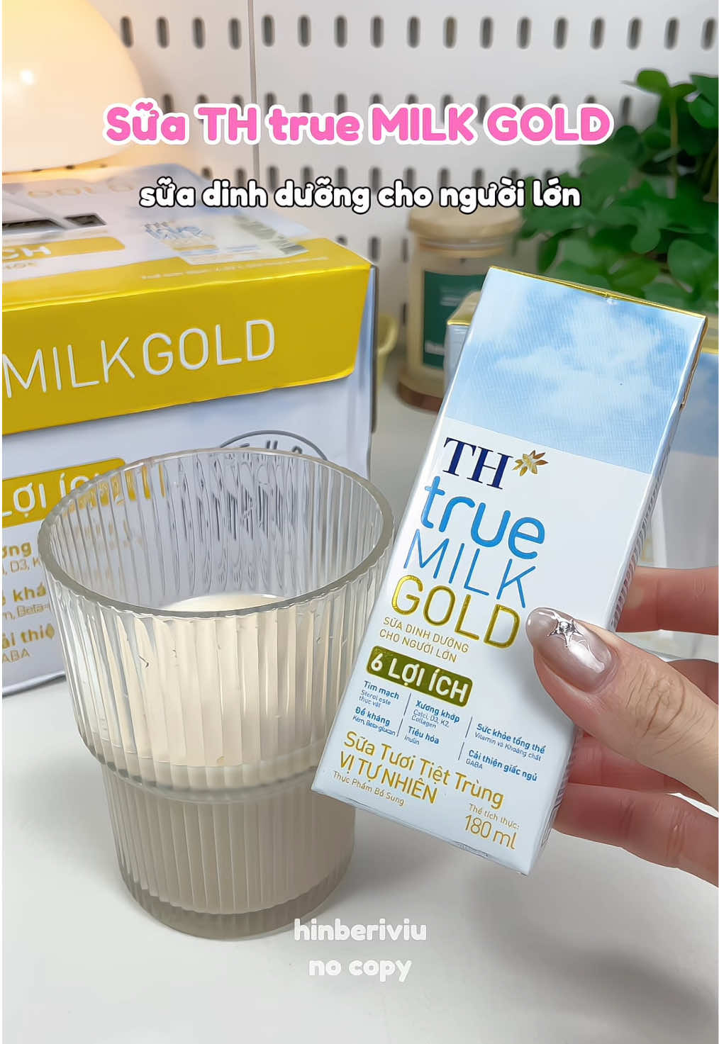 Sữa TH true milk gold cho người lớn, bổ sung 6 lợi ích cho sk #xuhuong #suathtruemilk #thtruemilkgold #suachonguoilontuoi #suckhoe 