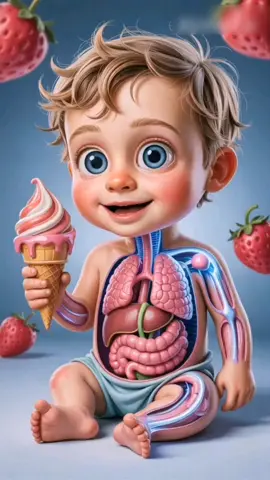 Baby eit #satisfyingvideos #asmr #unhealthy #food #asmrsounds 