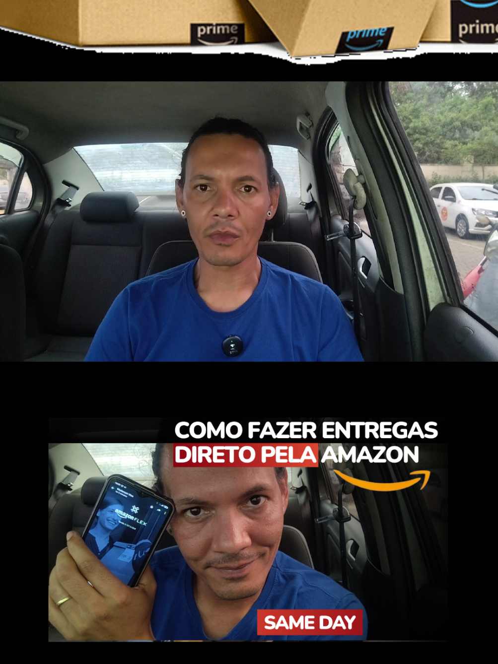 como fazer renda extra nas entregas diretamente pela Amazon pat.1  hoje vamos falar do aplicativo amazonflex  #amazon #rendaextra #amazonflex #entregadores #entregas 
