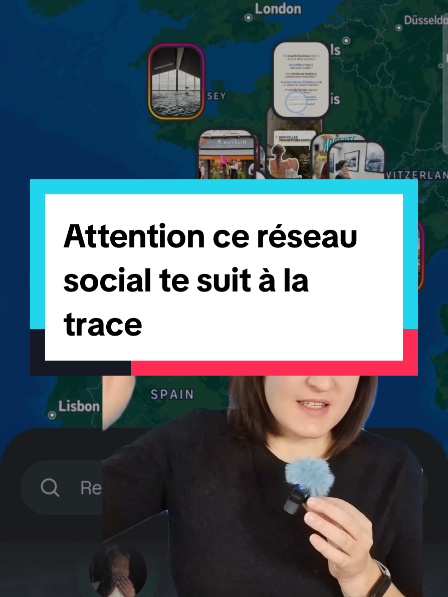 La nouvelles carte sur l´autre plate-forme pour te geolocaliser en temps réel, utile ou vrai délire ?   alors tu l´actives ou pas ? #reseauxsociaux #marketingdigital #estelleapex #seolocal #miseajour 