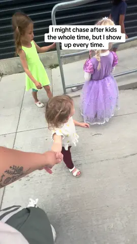 It’s hard sometimes, I won’t lie. I miss plays. I don’t always know the score if someone asks. But I will always be there in the stands when he looks up to find me. I won’t ever let him feel less loved because he has siblings. My girls are raised on the field, and in the gym, and they don’t know any different. 