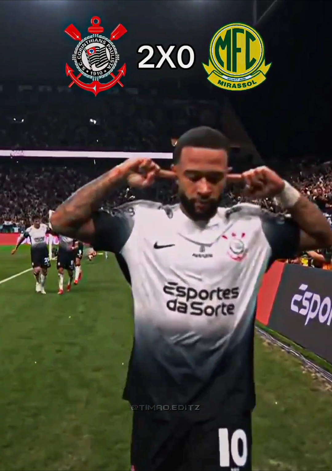 O Dia Que o Corinthians Amassou o Mirassol na neo química arena!! 🤯🔥⚫⚪ || SEGUIU= CORINTHIANO! 🫵😳 #corinthians #mirassol #paulistão2025 #romero #memphisdepay 