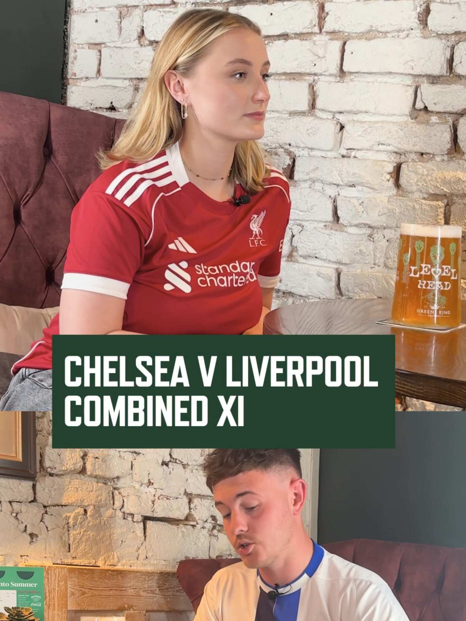 A pretty even split between the two sides! 🖖 Who makes your Chelsea v Liverpool combined XI? ❎ #Liverpool #Chelsea #LFC #CFC #PremierLeague #CombinedXI