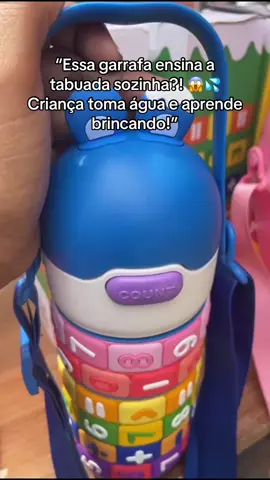 Seu filho foge da matemática e ainda esquece de beber água? 💧📚 📍Com a garrafa tabuada ele aprende enquanto se hidrata! 🧠✨ Diversão, estudo e saúde em um só produto! 💡 #garrafatabuada #brinquedos #diadascriancas #garrafainfantil #brinquedo 