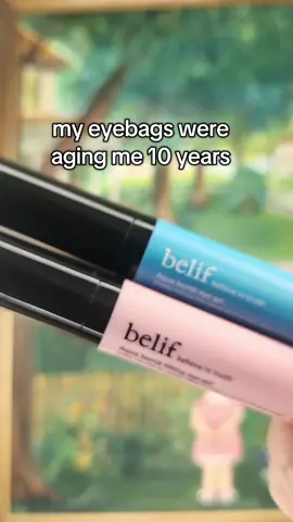 goodbye dark circles, puffiness and fine lines with this Aqua Bomb Eye Duo 👁  these powerhouse gets hydrating lifting and brightening  #belif #koreanskincare  #antiaging  #darkcircletreatment 