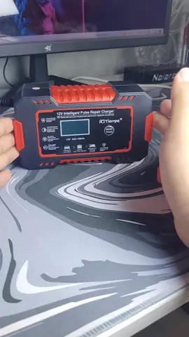 Carregador de bateria automotivo inteligente 12 V Display Digital Automático Energia Reparação Puls