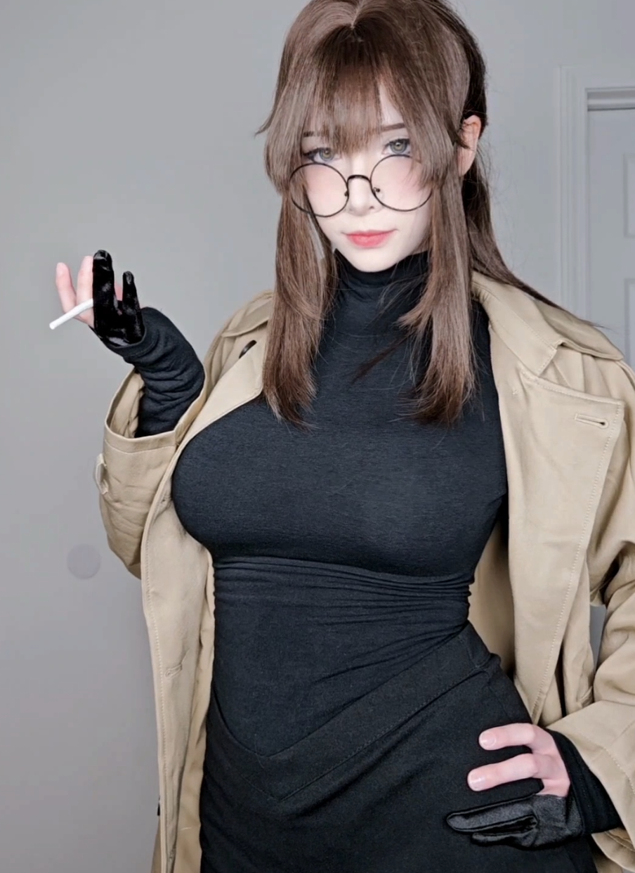 Anko Uguisu from Call of the Night 🌙 im using fake prop btw #cosplay #callofthenight #anko #ankocosplay #fyp 