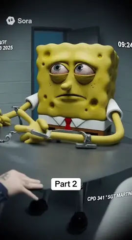 bro is not folding under pressure #ai #spongebob #police #bodycam #fyp 