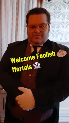 “Good to see you Josh” - Famous last words 🏚️👻 WATCH NOW on Disney Parks YouTube to see Josh Gad take on the role of a Haunted Mansion caretaker earlier this year at #Disneyland #HauntedMansion #DisneyParks #JoshGad #DisneyHalloween