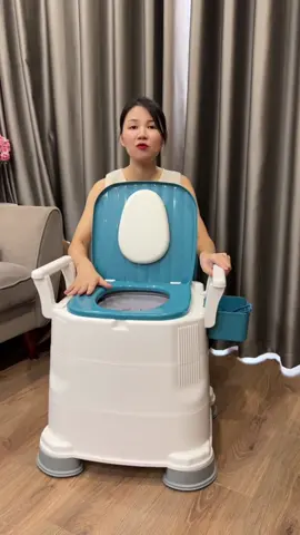 【Tặng 3 phụ kiện】Bô vệ sinh chống mùi, tiện lợi cho người già, bà bầu #bô #bovesinh 