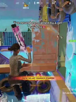 reusing the clip bc I don’t die to fall damage often😼 I actually carry fr #fortnite #fn #fyp #game #girl 