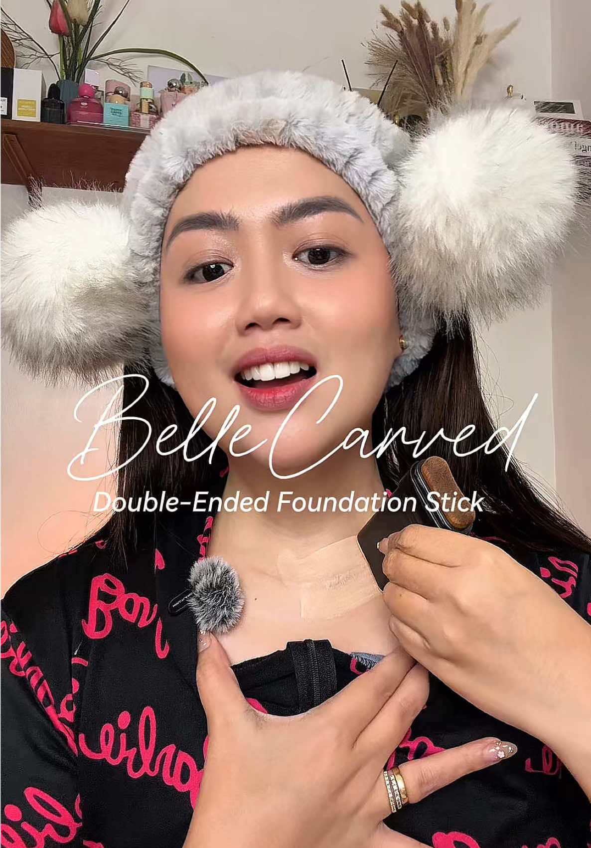 Affordable pero high-end ang finish! Hindi na kailangan ng filter 😍  #FoundationStick #fullcoveragefoundation #trendingfoundation #makeup 