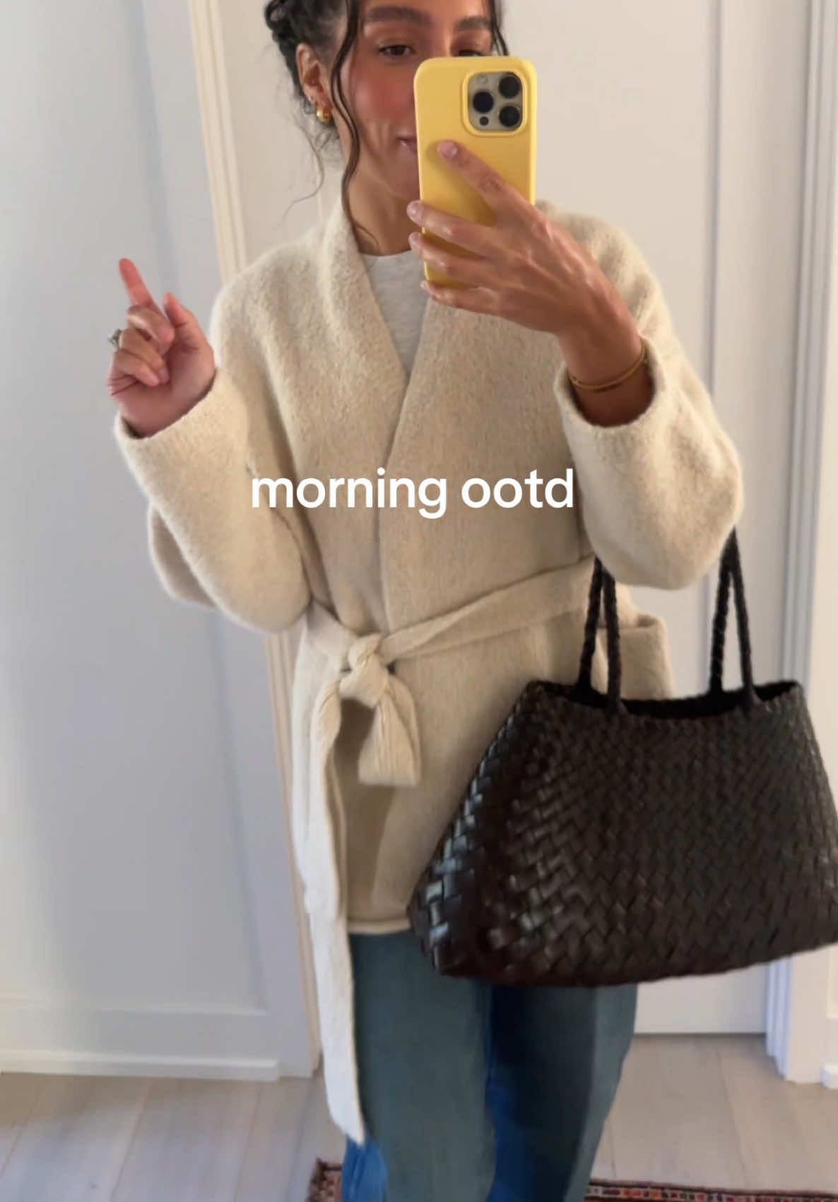 ootd for chilly morning 🍁 #OOTD #fallstyleinspo #chicstyle #30somethingstyle #styleover30 