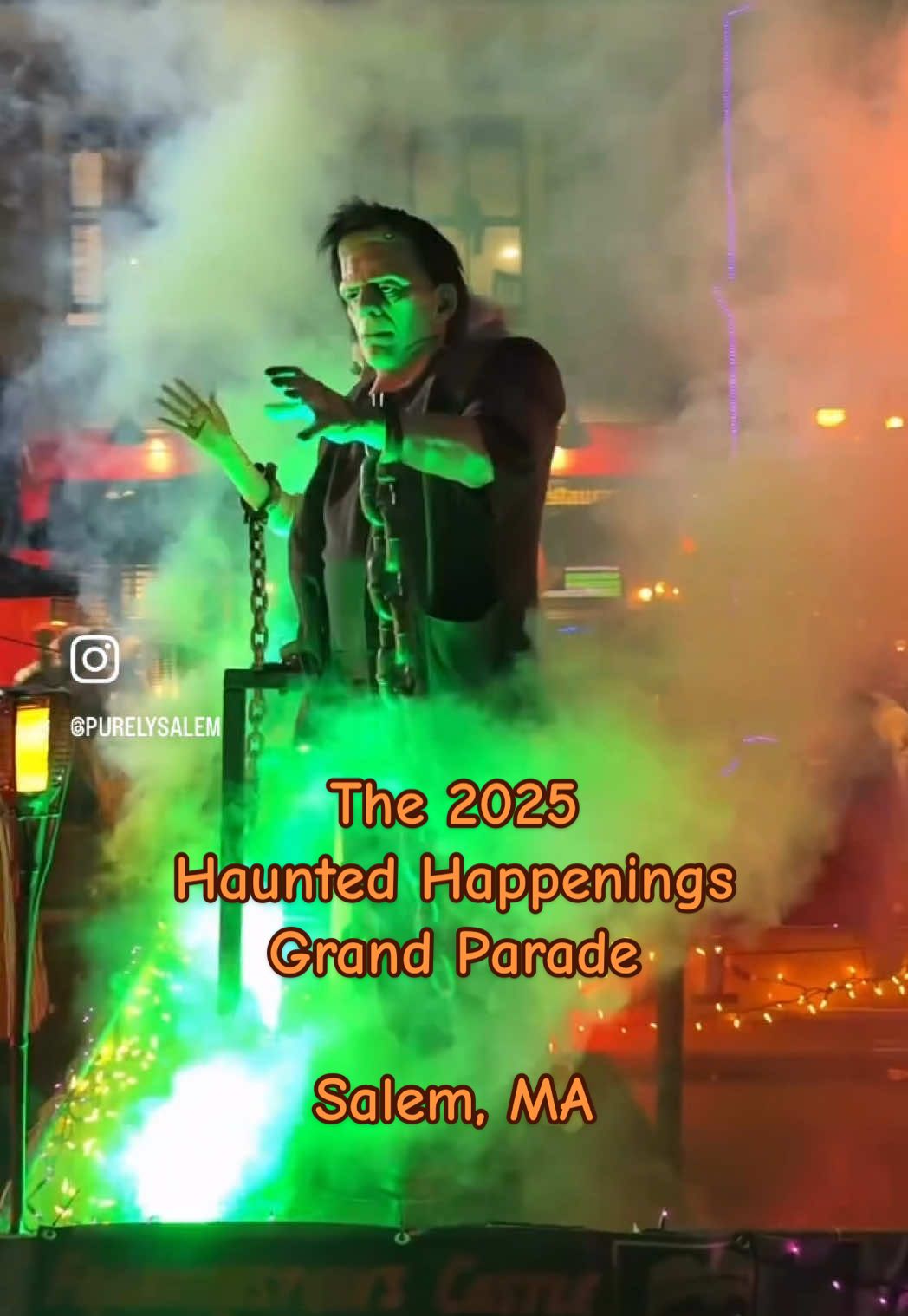 In case you couldn’t make it to last night’s Haunted Happenings Grand Parade, here’s a two minute version.  😁 One of my favorite nights in Salem each year!. #salemmassachusetts #halloween #thisishalloween #spookyseason 