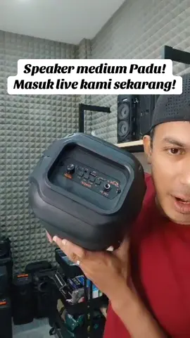 Nak speaker medium size yang Padu Masuk live kami sekarang!#speakermurah #speakerbluetooth #pembesarsuara #fyp #skyblue 