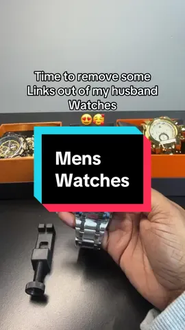 I love these..they are different and stylish watches..so easy to remove the links as they all came with the link remover #watches #menswatches #menswatchstyle #watch #punkstyle 