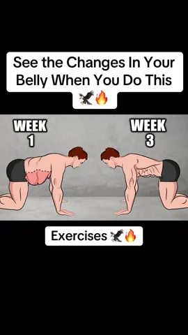 See the Changes In Your Belly When You Do This  🦅🔥#absworkout #bellyfat #Fitness #sixpack #bellyfatworkout 