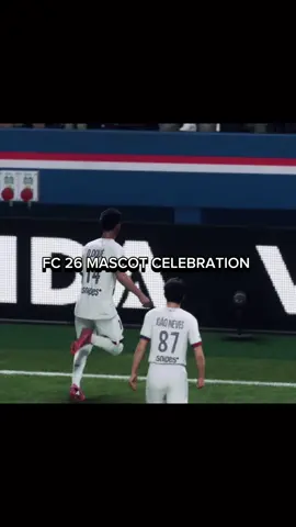 Fc 26 mascot celebration 🥶#fc26 #easports #celebration #footballtiktok #fyp 