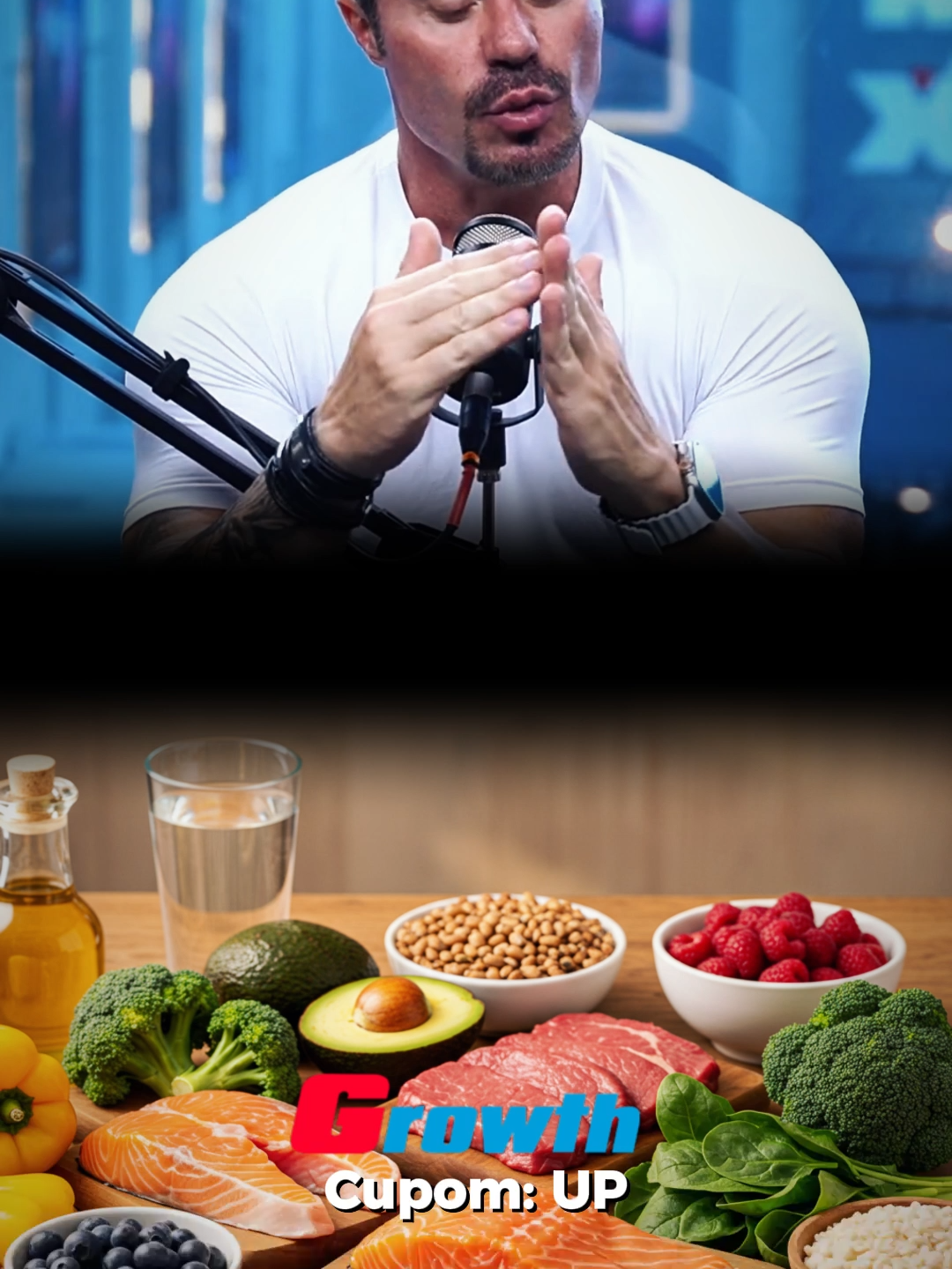 🏷️ Cupom “UP” na @growth.supplements  . . . #renatocariani #dieta #dietacetogenica