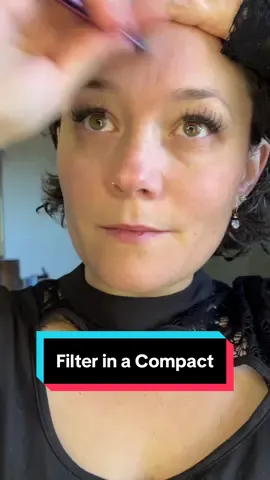 Replying to @Miranda Robinson filter in a compact! 🙌🏼 I love that. #middleage #makeup #concealer #flareup #autoimmunedisease 