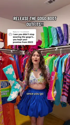 Replying to @☆ AS IF I could stop 😂😂😂 don’t make me laugh!!! Long live the Gogo boots! #gogoboots #bootoutfits #gogobootsfit #stylingboots #rainbowcloset #outfitinspo 
