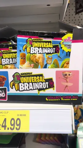 Brain rot keychains in B&M #fyp #brainrot #brainrots #stealabrainrot #bandm 