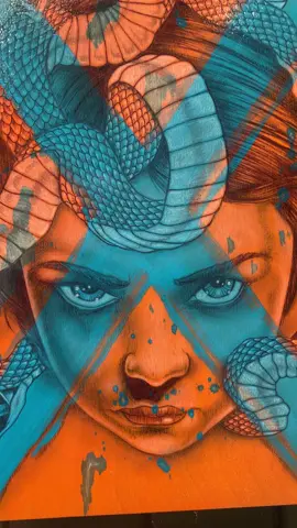 #medusa BicPen and pencil on acrylic wood base. #bicpen #illustration #art