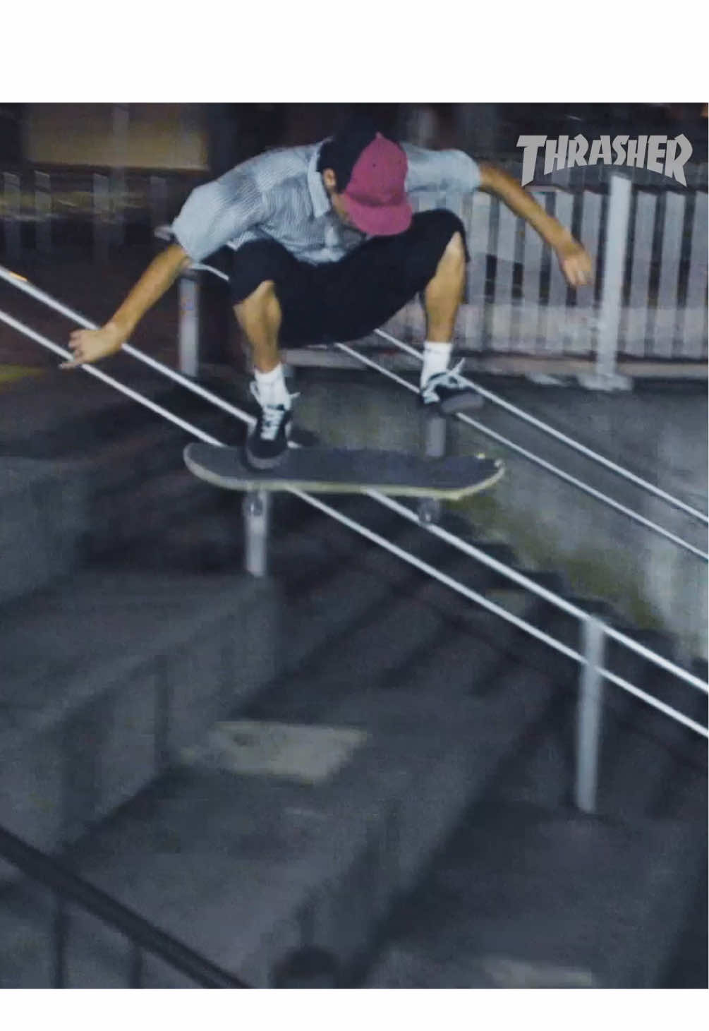 ✨ 🇯🇵 Kyonosuke Yamashita’s “100 Gums” part is a beauty 🫡  Now playing 📺  #Thrasher #SkateAndDestroy #Skateboarding 