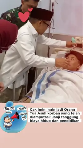 Cak Imin datang mengunjungi korban-korban runtuhnya mushollah Al-Khoziny khususnya para korban yang diamputasi saat proses evakuasi Dalam kunjungannya, Cak Imin menyampaikan ingin mengambil tanggung jawab menghidupi dan menanggung biaya pendidikan bagi korban yang diamputasi saat proses evakuasi... #fyp #buduran #cakimin #korban #pondokpesantren 