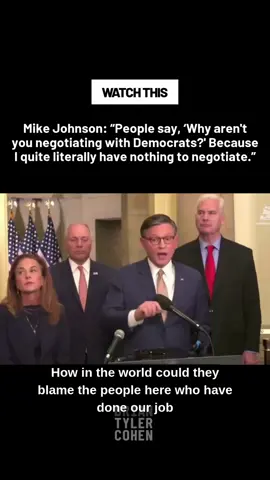It’s a GOP shutdown 