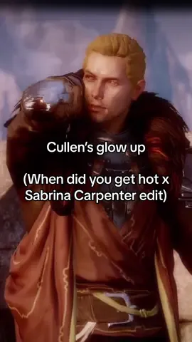 Cullen, when I catch you. When I catch you Cullen. 😮‍💨 #cullenrutherford #dragonageedit #DragonAge #GlowUp #dragonageinquisition 