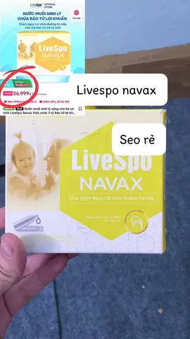 Livespo navax hộp 5 tép tặng bình nhỏ #mecuakhoai16 #livesponavax #livespo #livesponavaxkids #mevabe 
