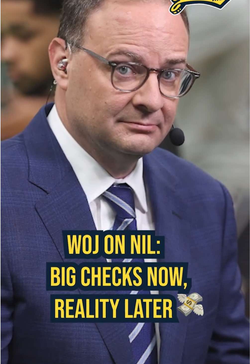 When the money stops, that's when you'll see who really loves to play. The full episode with Woj is out now on YouTube. Link in bio.