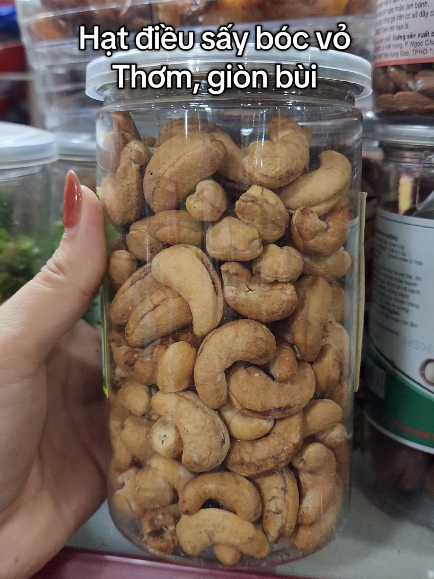 500Gr Hạt điều sấy nguyên vị vỡ đôi đóng lon pét Mẹ Rô Có hồ sơ công bố, Xuất hóa đơn công ty đầy đủ #hatdieu #hatdieurangmuoi #mero #anvat #xh 