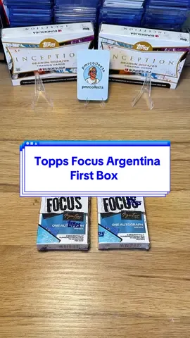 First Box of the new Topps Focus Argentina Set 💪🏼⚽️ #fyp #hobby #tradingcards #topps #argentina 
