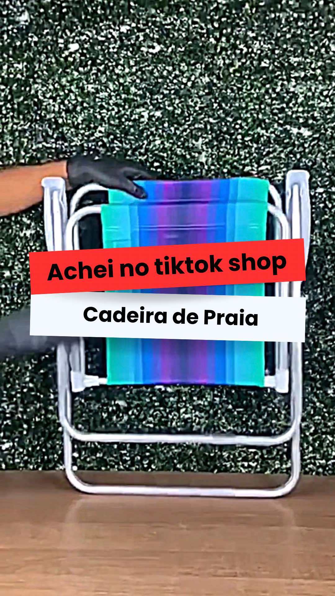 Cadeira de praia com um super desconto #tiktokshop #achadinhos #viral 