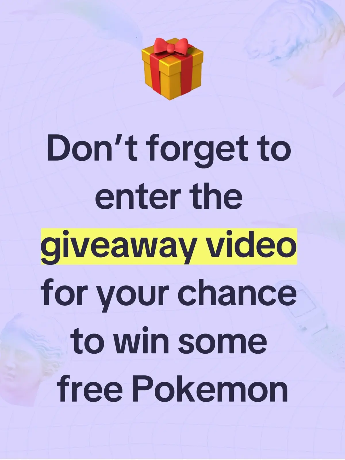 We offer the Pokemon giveaways almost every week or biweekly. Depending on how well the videos do allows us to keep offfering them and even bigger rewards. We appreciate you all. 