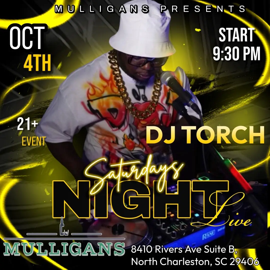 The debut was a MOVIE 🎬🔥 but this Saturday we’re running it back even harder. Catch DJ TORCH live for the 2nd time at Mulligans — bringing that same crazy energy, plus new bangers to keep the party lit all night long! 📍 Mulligans 🗓️ Saturday, Oct 4th ⏰ 9:30PM 🔞 21+ | Good vibes only If you missed the first one, don’t make that mistake twice. And if you were there, you already KNOW what time it is 😤 Let’s make Round 2 even bigger than the first 💯  #DJTorch843 #MulligansVibes #Round2 #MovieEnergy #SaturdayTurnUp 
