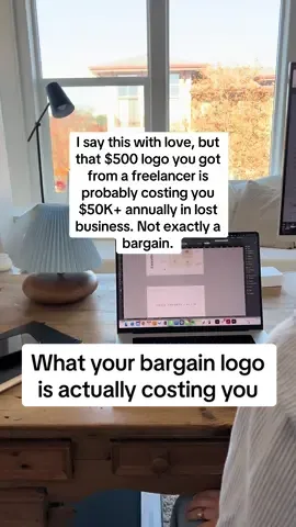 You thought you were saving money, but that amateur logo is telling potential clients 