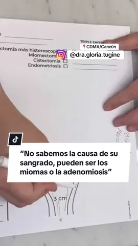 Sangrados fuera de lo normal pueden tener varias causas… y a veces, más de una. Miomas y adenomiosis son dos diagnósticos distintos, pero tienen algo en común: 🔸 Ambos pueden causar sangrados abundantes, prolongados o inesperados. 🔸 Y muchas veces, coexisten sin dar señales claras al principio. Por eso, si tu periodo cambió —ya sea en duración, cantidad o dolor—, lo mejor es hacer estudios para encontrar la causa real. 👩🏻‍⚕️ No todos los sangrados son “normales” y no siempre se resuelven solos. Con un diagnóstico claro, podemos tratarlo a tiempo y conservar tu salud uterina. @Médica RISO @GinecologiaMR @#foryou  Cédula especialidad 9444305 COFEPRIS 213300202A0523 UNIVERSIDAD ANÁHUAC  #Miomas #Adenomiosis #sangradosanormales #utero 