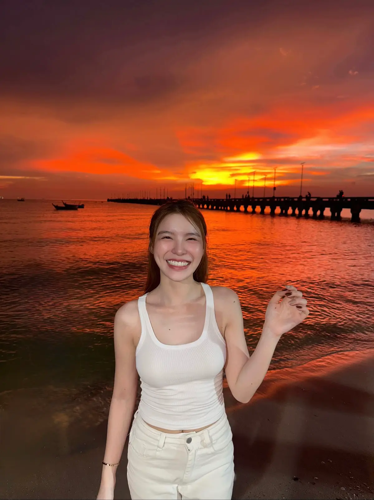 #หาดบางแสนชลบุรี  #บางแสน 