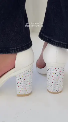 dress your Pashions to the nines… because Pashion’s turning 9 🧁 celebrate with our all new birthday block heel kits, dropping on our birthday, Oct. 4, at 10am PST.  who’s RSVPing yes to our bday celebration?! #convertibleheels #customizable #pashionheels #lifeofashowgirl #sparklyheels 