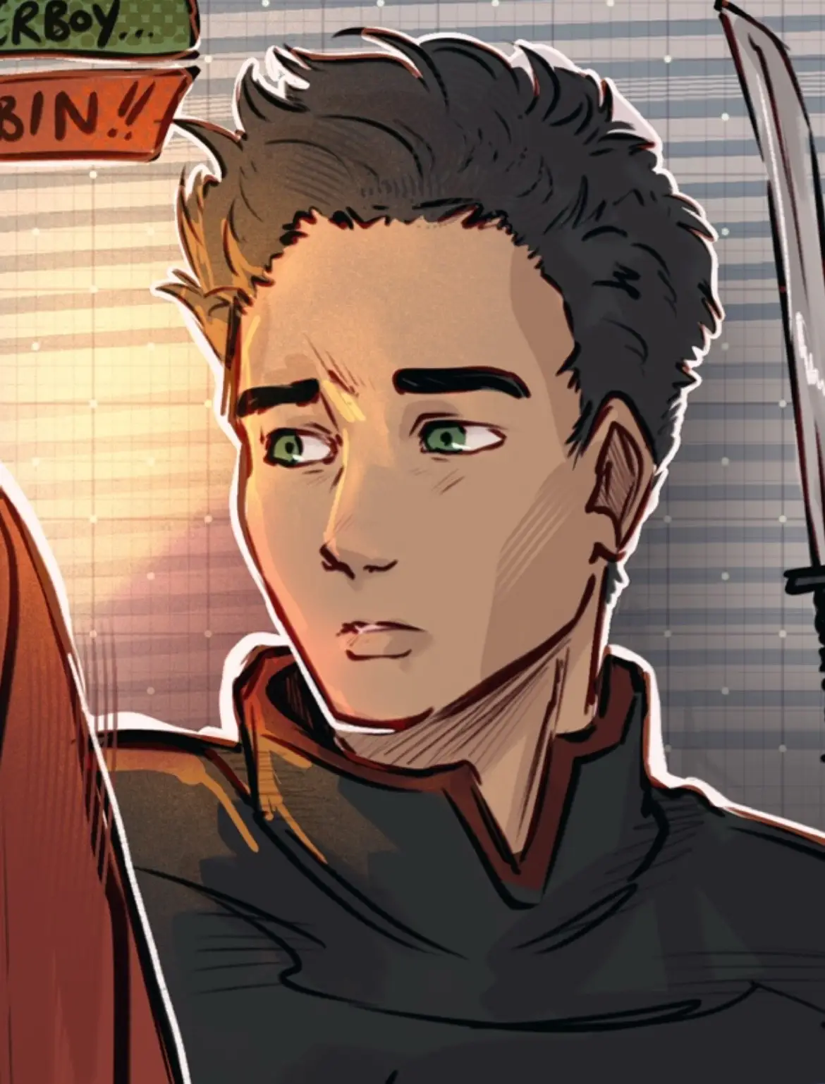 I love DamiJon so much. They’re best friends and I can see so much protective love and just overall genuine care between the two of them. I love dc so much 😭  . . . #robin #superboy #dc #fanart #digitalart 