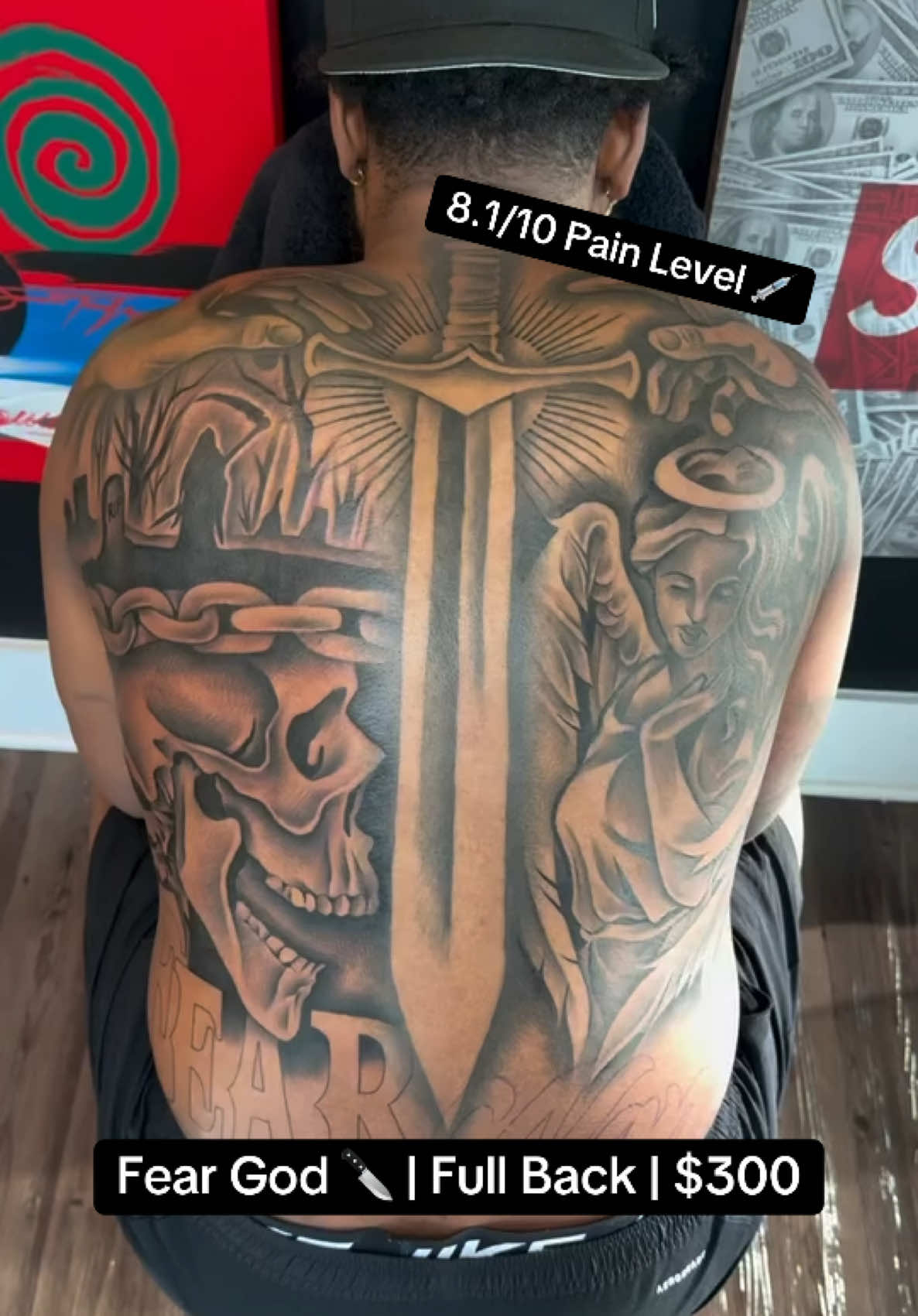 Full Back Tattoo 🎨 #tattooideas #tattooviral #tattootiktok #fypシ゚viral 